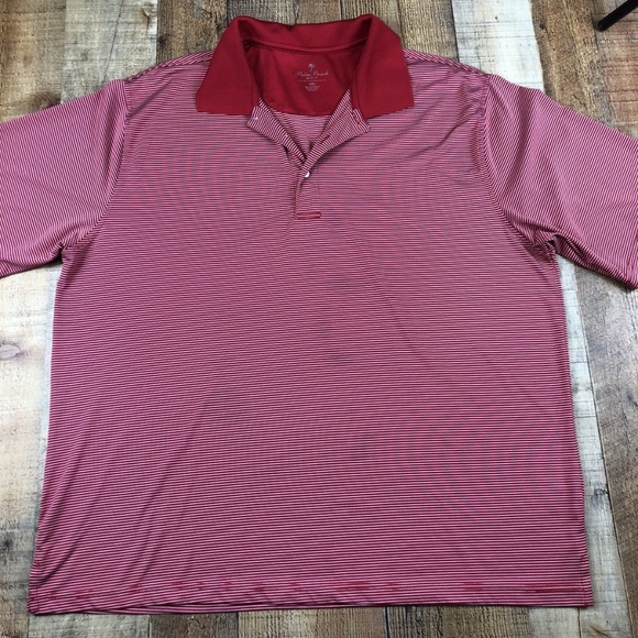 Palm Beach Golf Men's Stripe Golf Shirts BR26 - Picture 1 of 3
